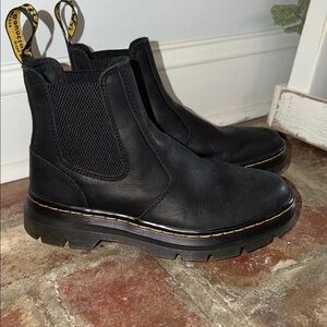 Zara Black Leather Chelsea Boots